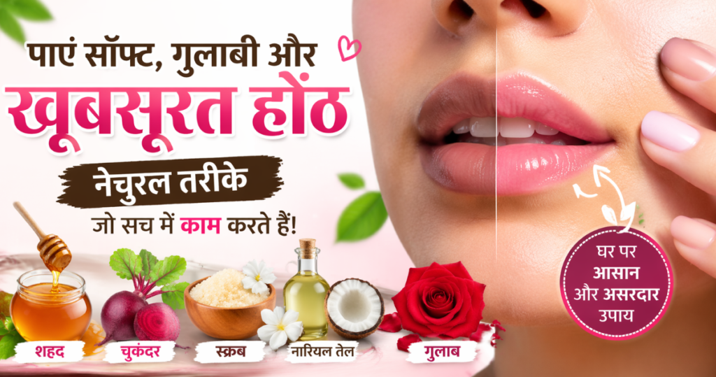 how to get pink lips naturally