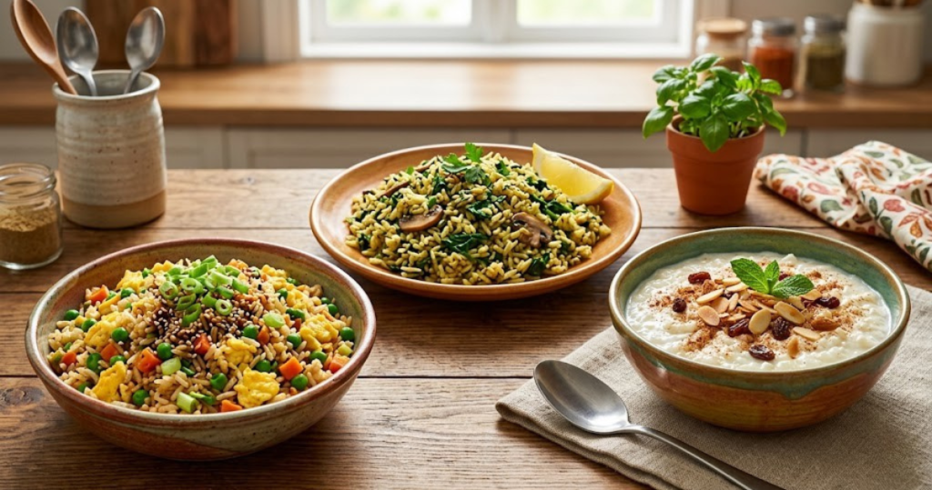 leftover cooked rice recipes