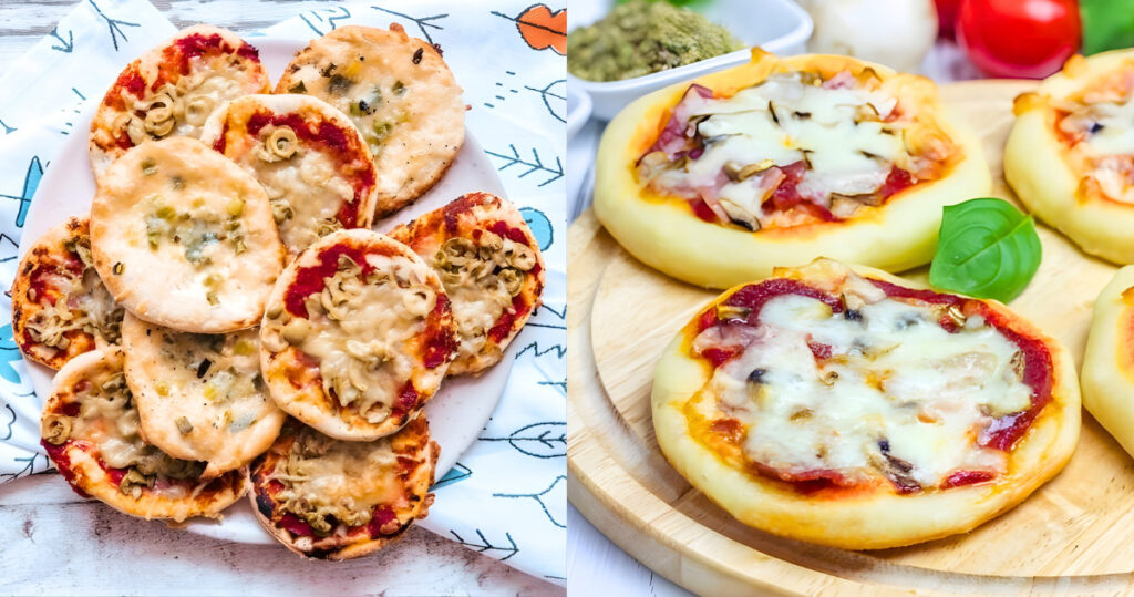 घर पर मिनी पिज़्ज़ा बनाने की आसान रेसिपी | 10 मिनट में तैयार टेस्टी स्नैक