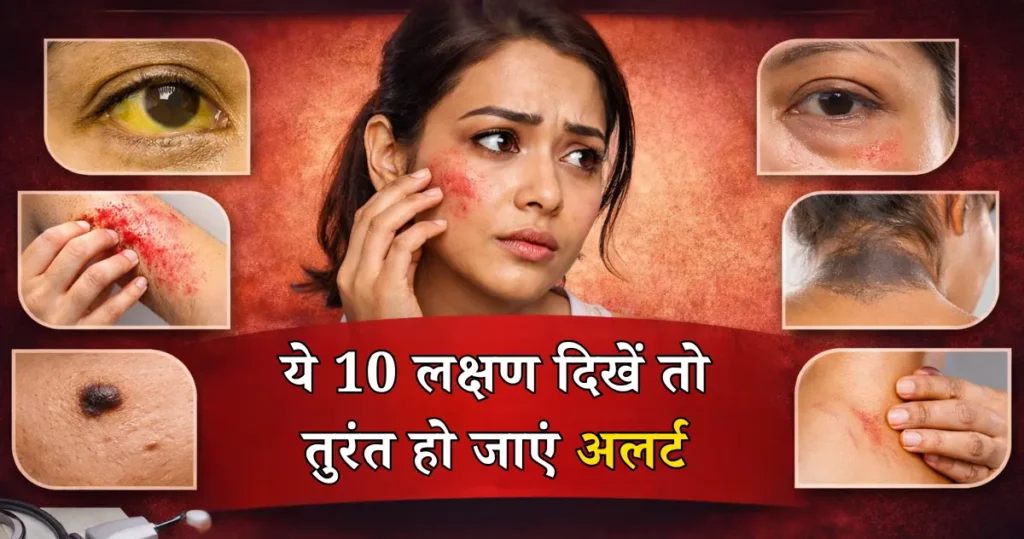 स्किन दे रही है शरीर की अंदरूनी बीमारियों का संकेत! ये 10 लक्षण दिखें तो तुरंत हो जाएं अलर्ट