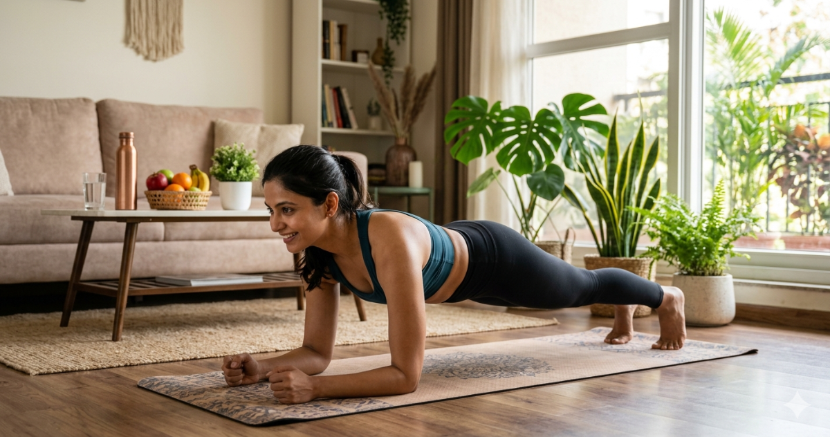 exercise to reduce belly fat for female at home